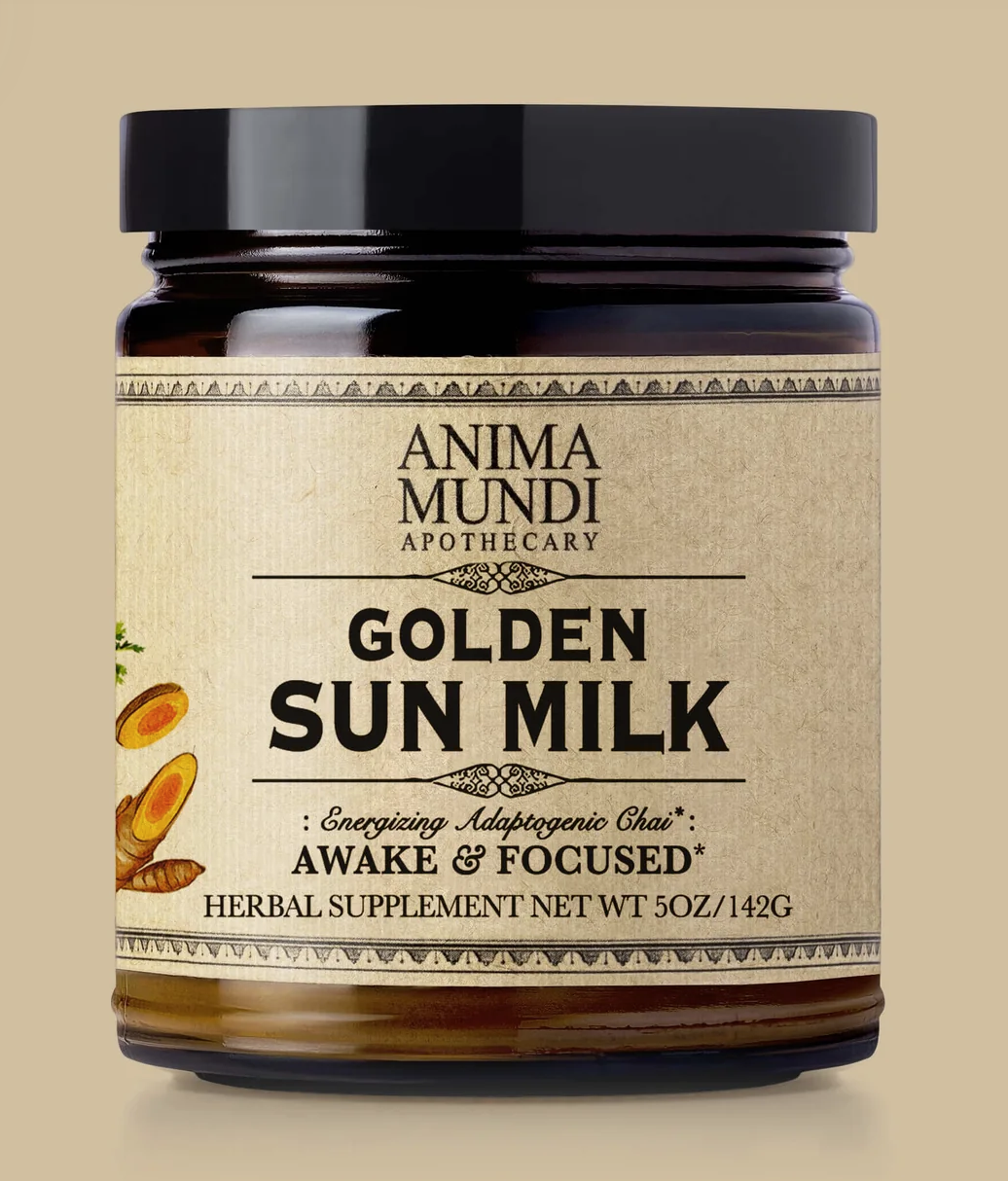 Anima Mundi Golden Sun Milk, prášek, 142 g