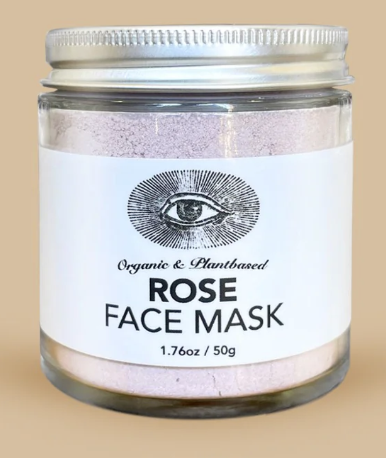 Anima Mundi Rose Face Mask, pleťová maska na obličej z růže, prášek, 50 g