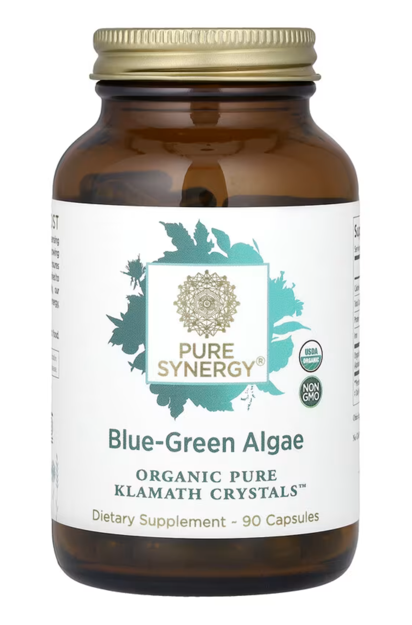 Pure Synergy Blue-Green Algae, modrozelené řasy, 90 rostlinných kapslí