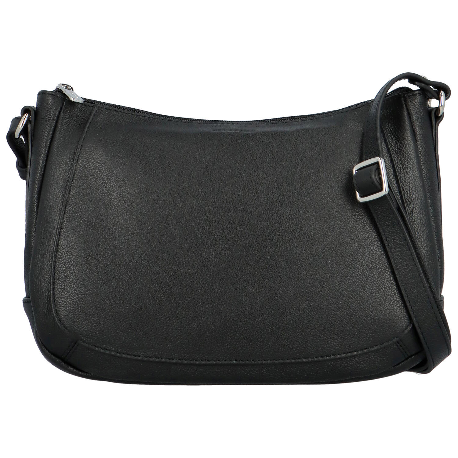 Dámská kožená kabelka přes rameno černá - Hexagona Chanel černá