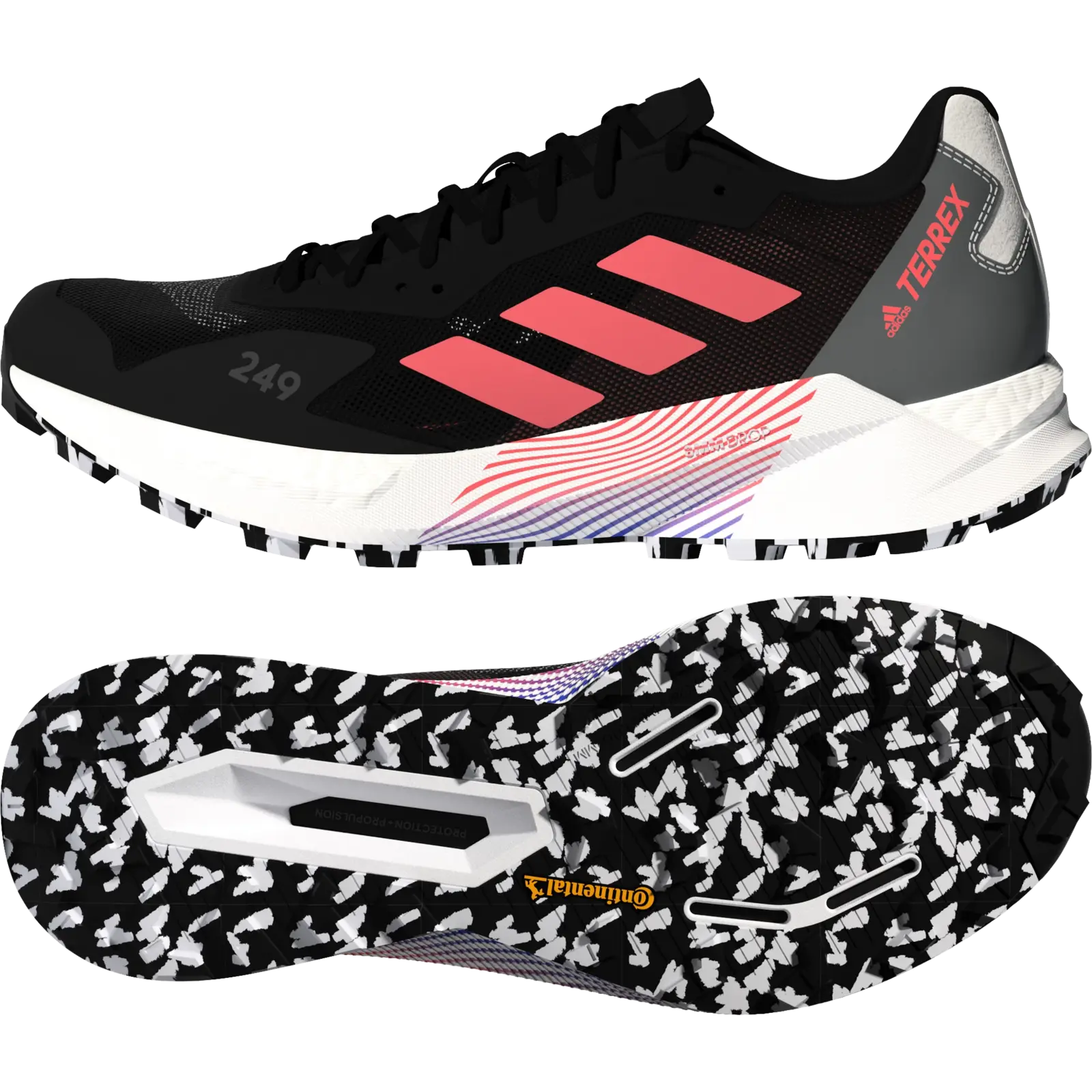 Dámské běžecké boty adidas  Terrex Agravic Ultra Core Black