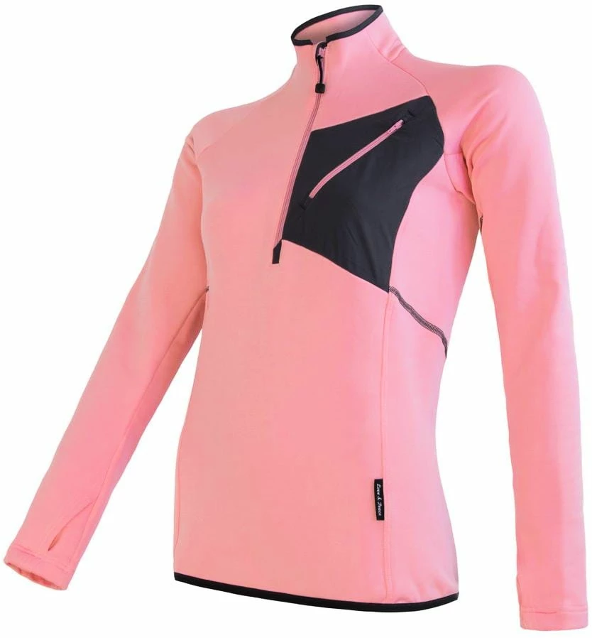 Dámská mikina Sensor  Tecnostretch 1/2 Zip Strawberry Ice