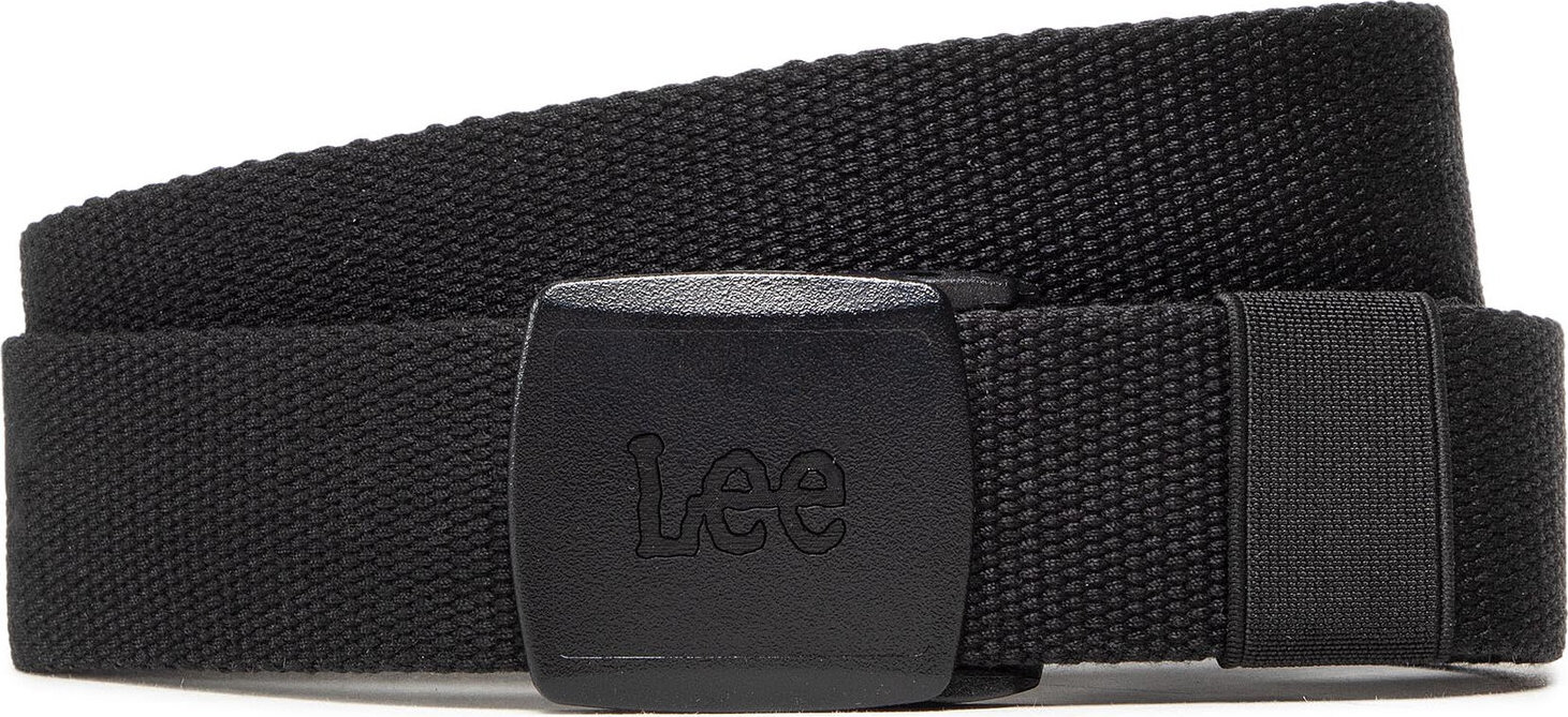 Pánský pásek Lee Logo Webbing Belt LP554201 112320609 Black
