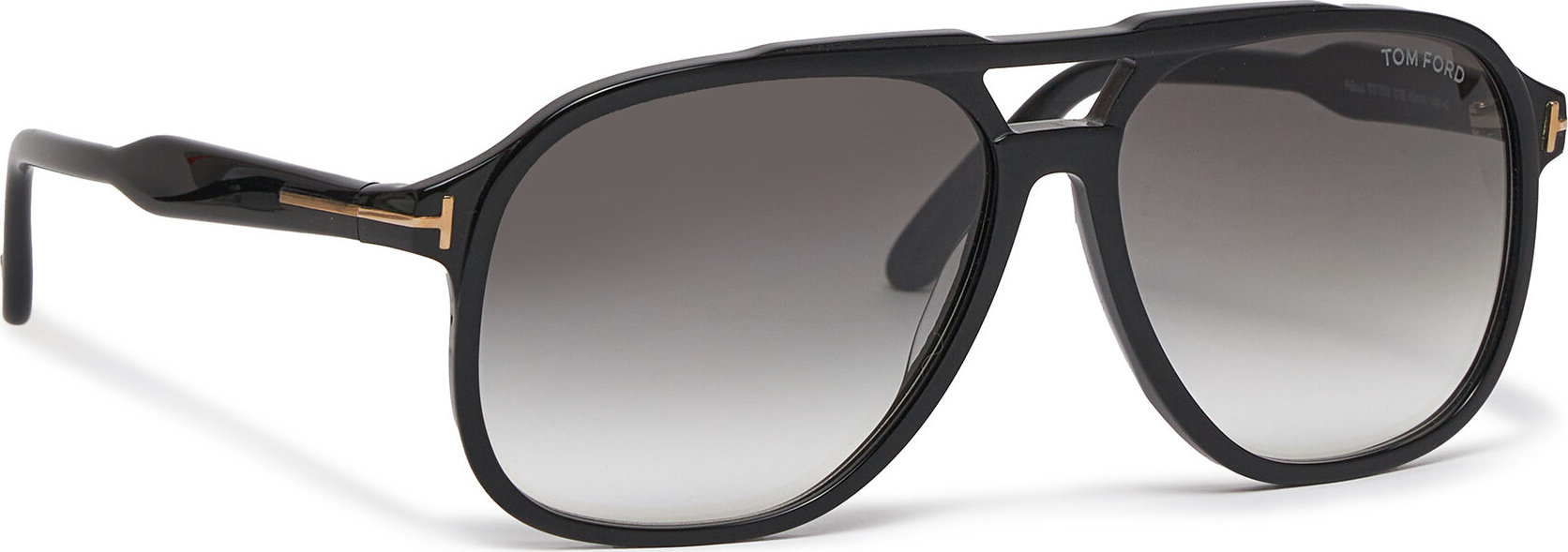 Sluneční brýle Tom Ford FT0753 Shiny Black /Gradient Smoke 01B
