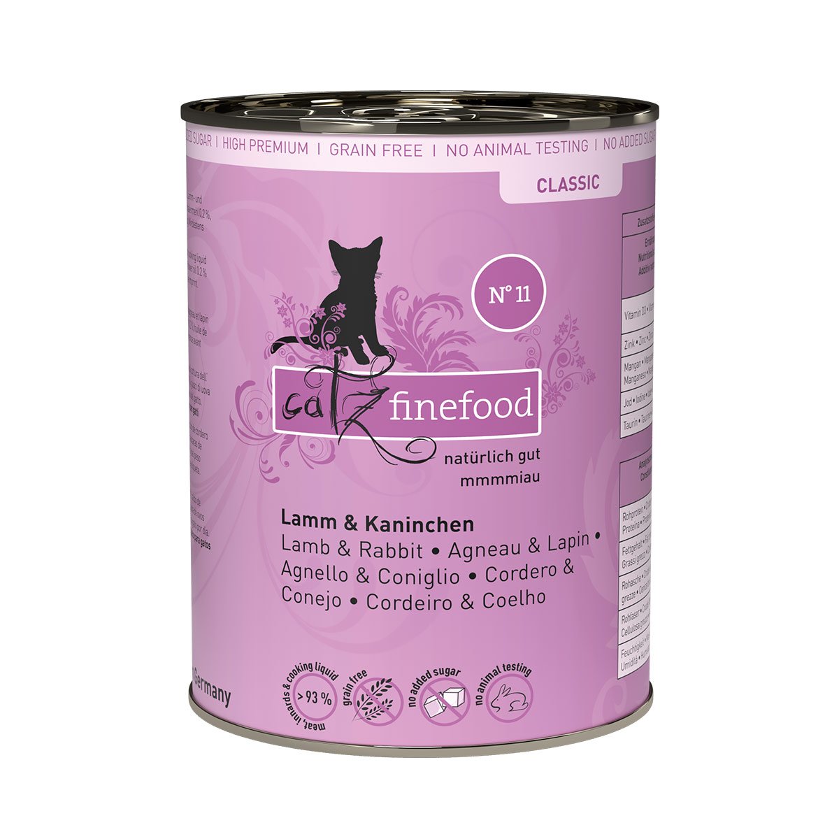 catz finefood konzerva výhodné balení 12 x 400 g - Losos & drůbeží