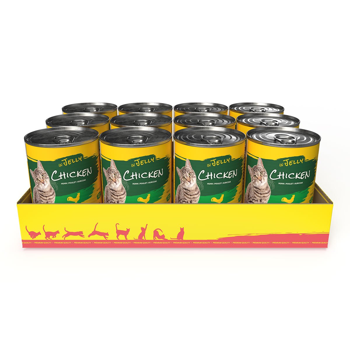 JosiCat konzerva v želé 24 x 400 g - kuřecí