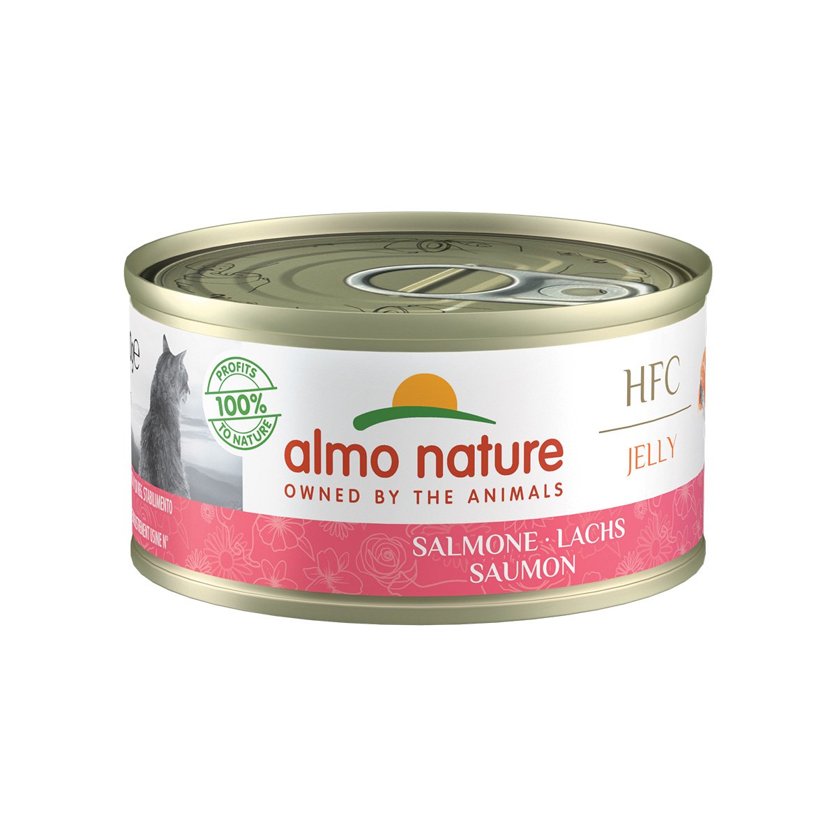 Almo Nature HFC Natural 6 x 70 g - losos v želé