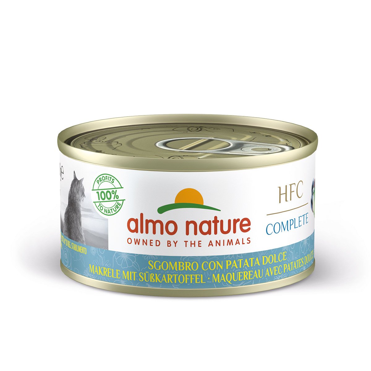 Almo Nature HFC Complete 6 x 70 g - makrela s batáty