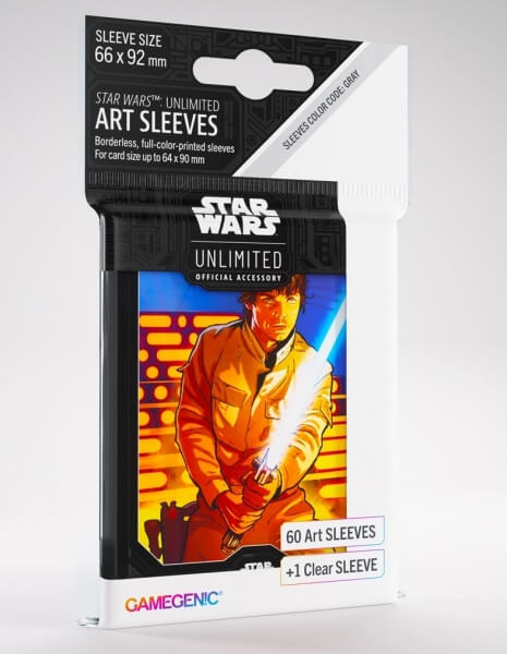 Obaly na karty Star Wars: Unlimited  - Luke Skywalker - 60 ks