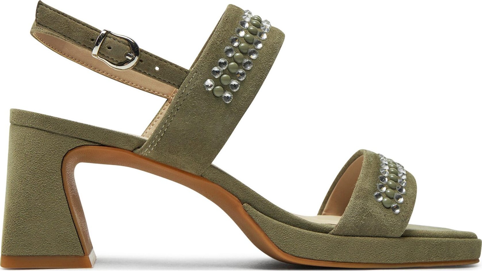 Sandály Caprice 9-28315-42 Olive Suede 703