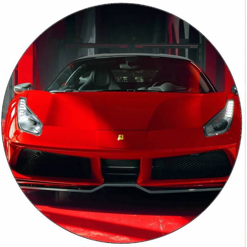 Jedlý papír Ferrari 488 19,5 cm - Pictu Hap