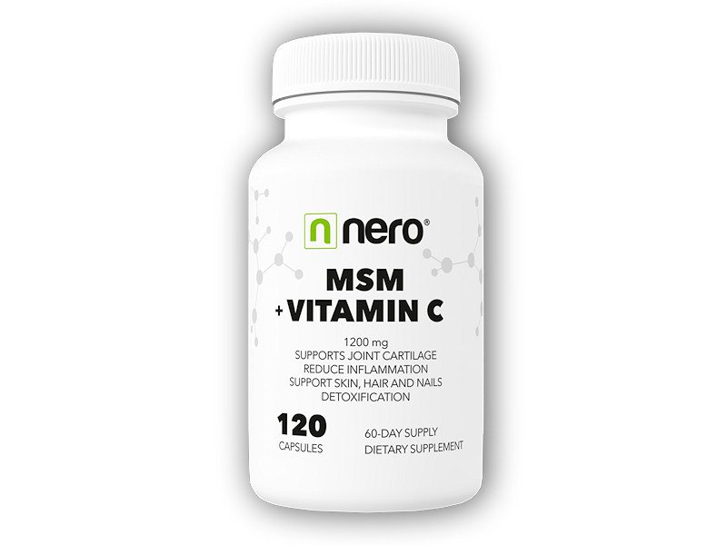 Nero MSM + Vitamín C 120 kapslí