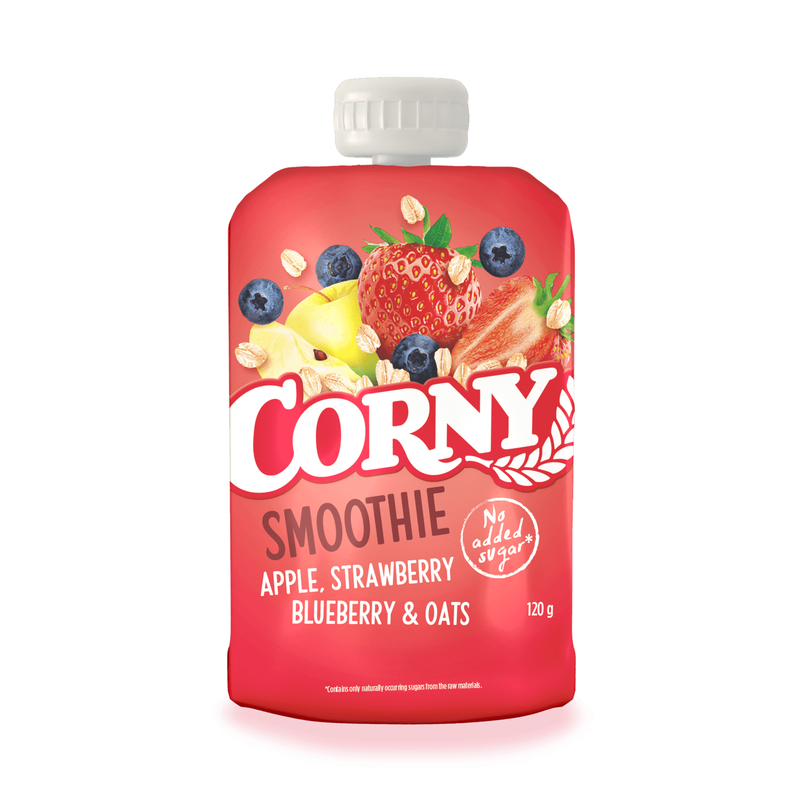 Corny Kapsička Smoothie jablko, jahoda, borůvka a ovesné vločky 120 g