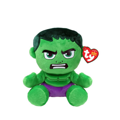 Beanie Babies soft Marvel Hulk, 15 cm