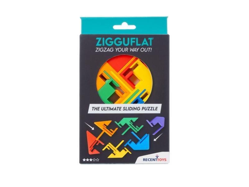 Recenttoys Hlavolam - Zigguflat Puzzle