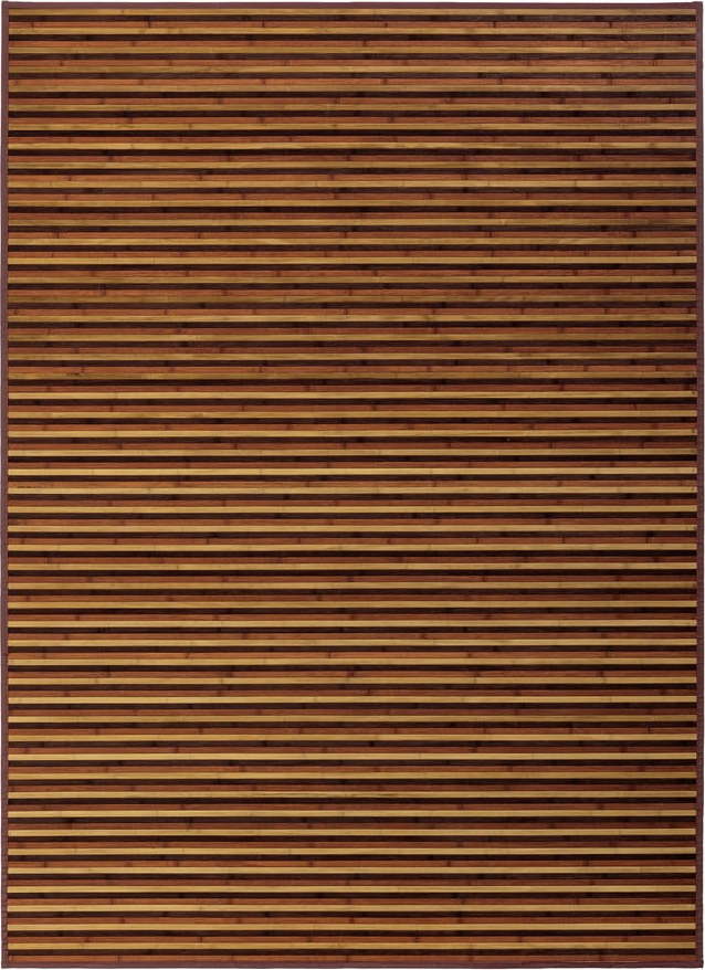 Bambusový koberec v hnědo-hořčicové barvě 180x250 cm – Casa Selección