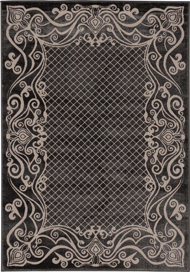 Tmavě šedý koberec 240x330 cm Soft – FD