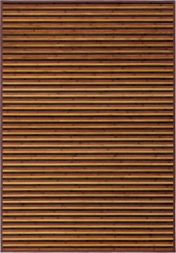 Bambusový koberec v hnědo-hořčicové barvě 140x200 cm – Casa Selección