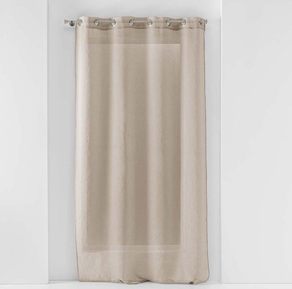 Béžová voálová záclona 140x280 cm Sandra – douceur d'intérieur