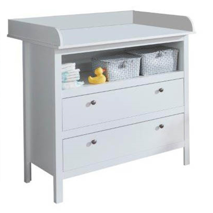 Tempo Kondela Komoda s přebalovacím pultem OLJE 2S, bílá