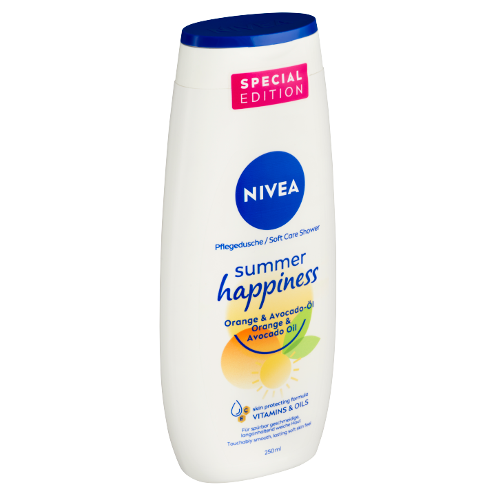 Nivea Summer Happiness Orange Pečující sprchový gel 250ml