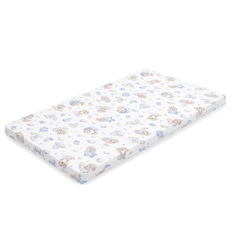 NEW BABY Dětská pěnová matrace New Baby STANDARD 120x60x6 cm koala modrá