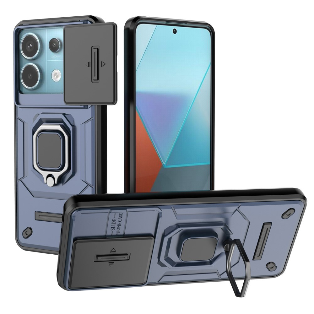 Pouzdro Pancéřové Case Pro Xiaomi Redmi Note 13 Pro 5G Ochrana Fotoaparátu Stojánek