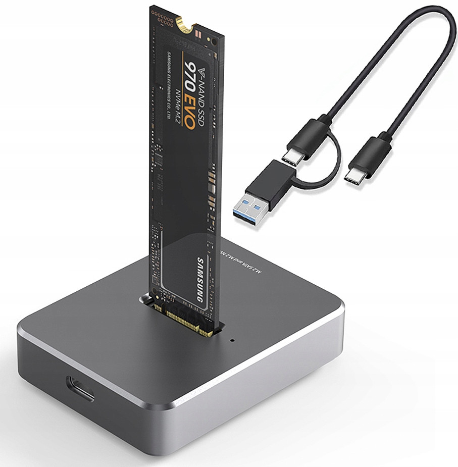 Pouzdro adaptér pro externí Ssd M.2 Nvme Usb 3.2 10 Gb/s typ C