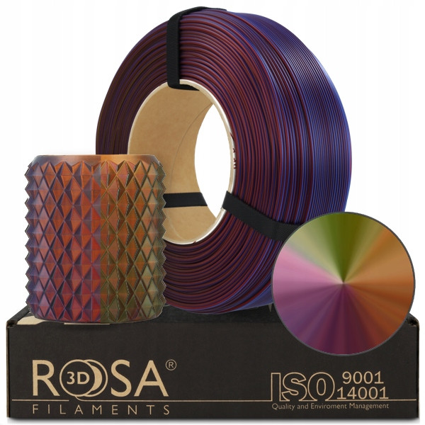 Filament Rosa 3D Pla Magic Silk 1,75mm Vintage Glass 1000g