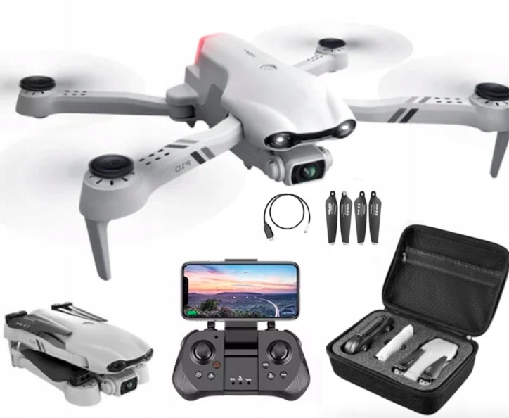 Dron F10 Pro Gps 2 Fpv Wifi Kamery Senzory Hračka Pro Děti Závěs 2000M
