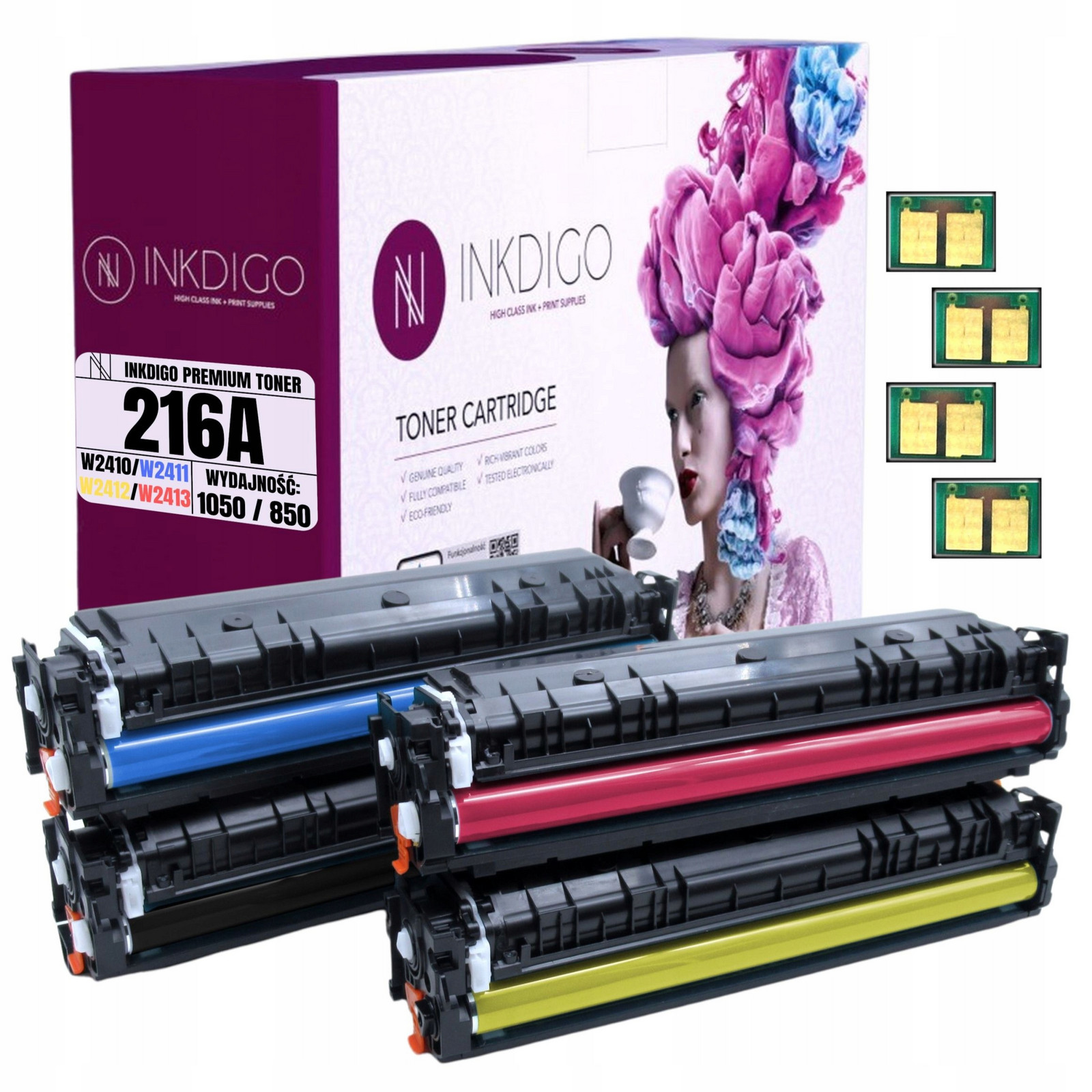 W2410-W2413A Náhradní tonery s Čipem pro Hp Color LaserJet M182n M183fw