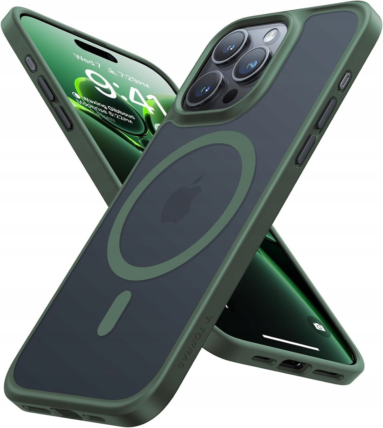 Zadní Kryt Torras pro Apple Iphone 15 Pro zelená kryt pouzdro matné