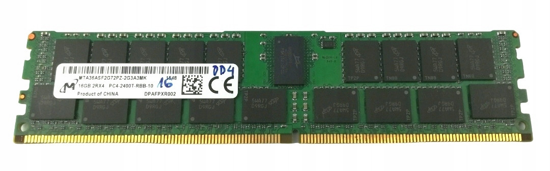 Paměť Micron 16GB DDR4 2400MHz Rdimm Ecc server
