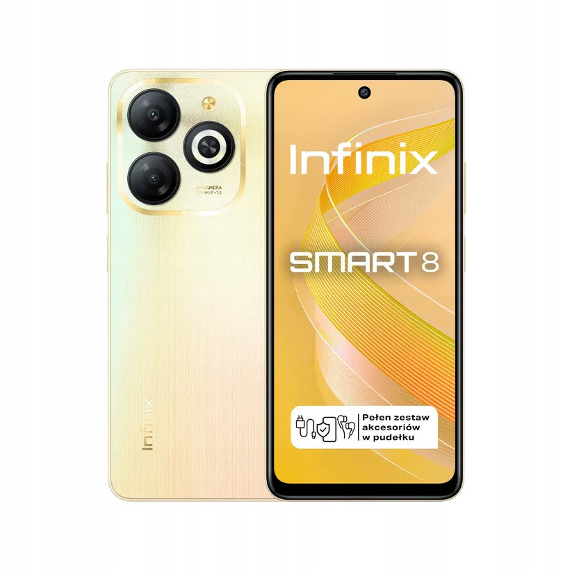 Smartphone Infinix Smart 8 4G (lte) 3GB 64GB Dual sim Jack 5000mAh Zlatý