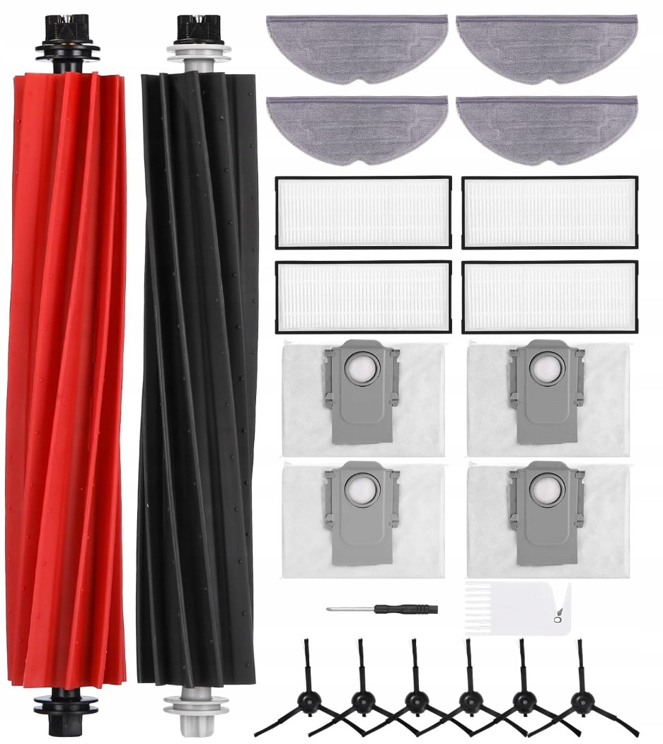 Velká sada Roborock S8, S8+, S8 Pro Ultra sáčky mopy kartáčové filtry