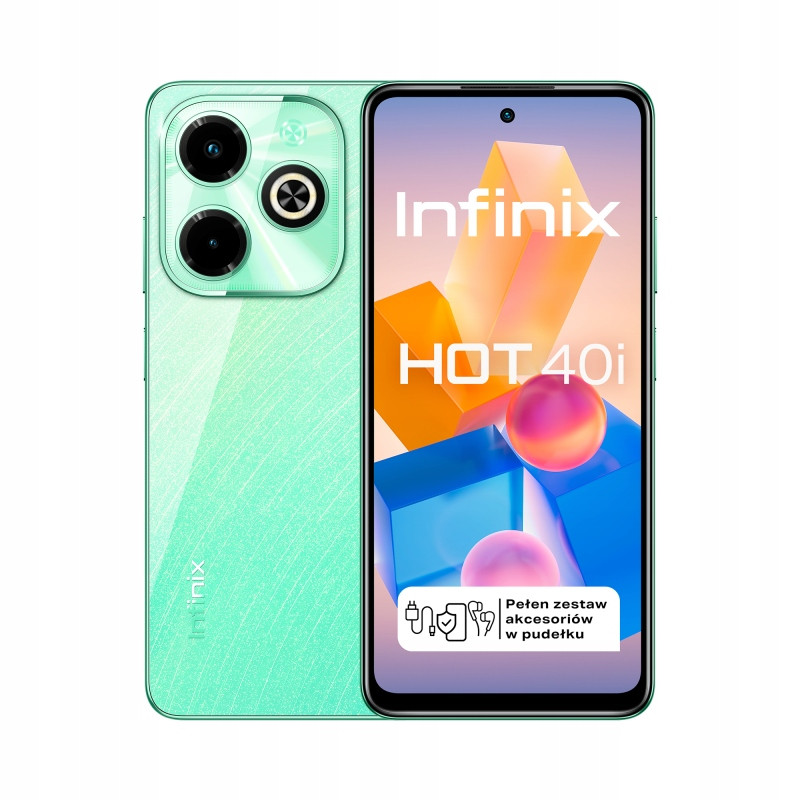 Smartphone Infinix Hot 40i 4G (lte) 8GB 256GB Nfc Dual sim Jack Zelená