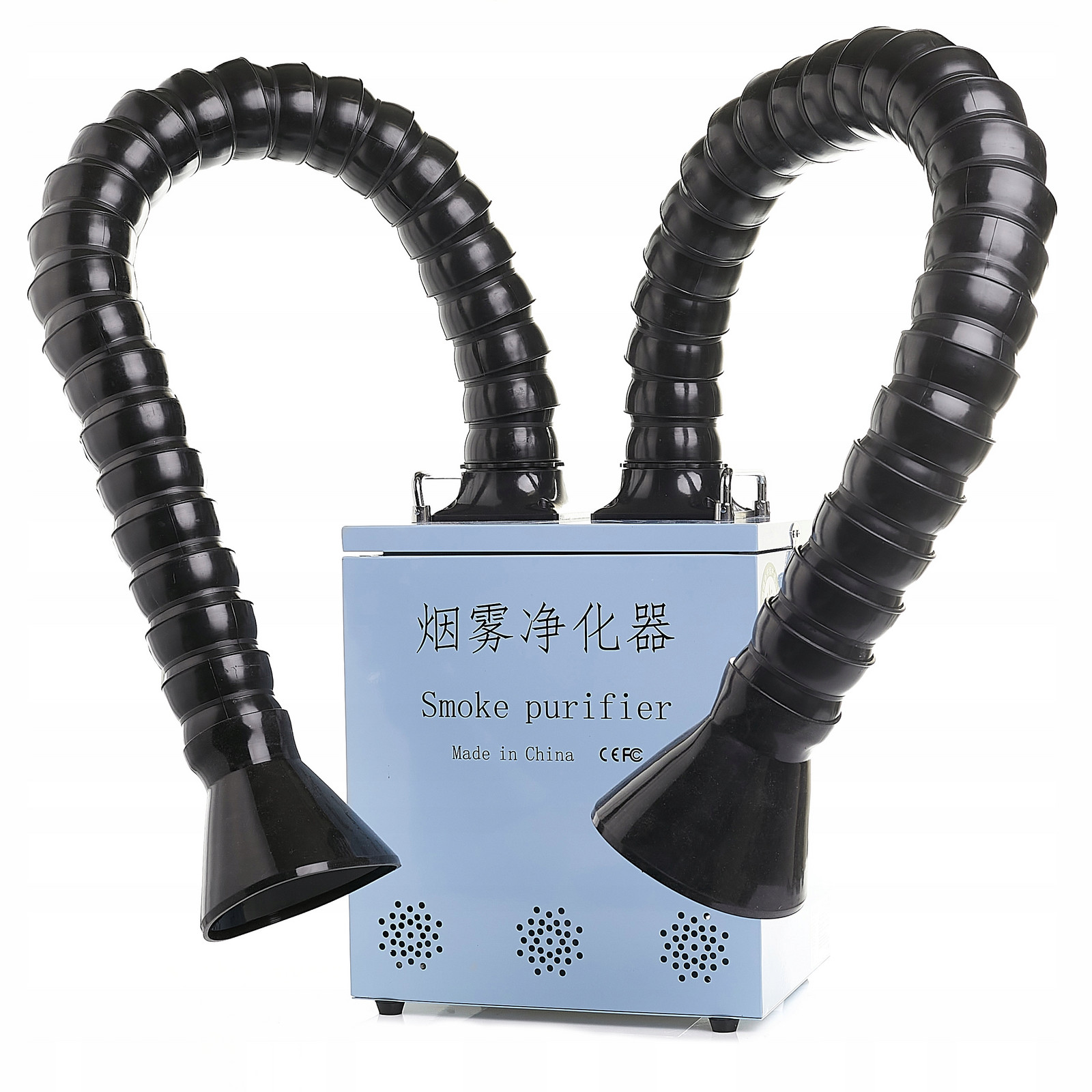 Pohlcovač Výparového Kouře Odsává SN-336-2 Výkonný 120W 2 Trubky Techrebal