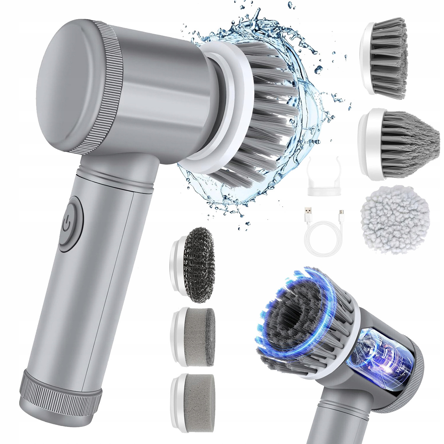 Bezdrátový Elektrický Rotační Kartáč Pro Čištění