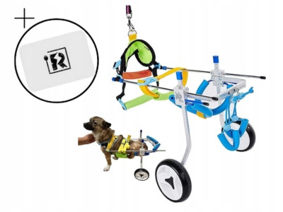 Invalidní vozík pro psy postiženými zadními nohami Bonus
