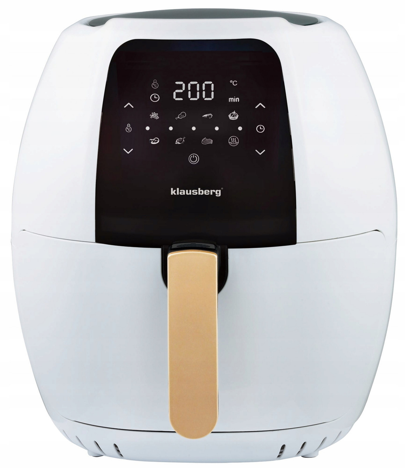 Velká fritéza bez tuku bílá 7.7L 1800W Klausberg Air Fryer KB-7709