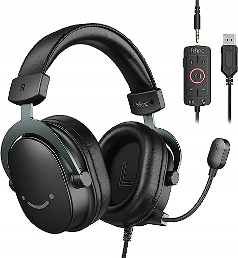 Studiová sluchátka přes uši H9 studiovým mikrogonem,přes uši PS5/PS4/Xbox