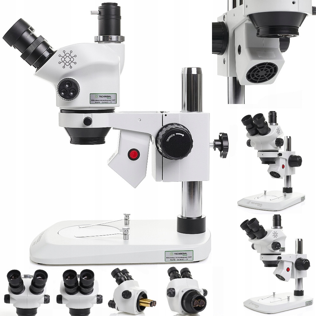 Optický Stereoskopický Mikroskop Techrebal 10XT Pohlcovač Kouře Set