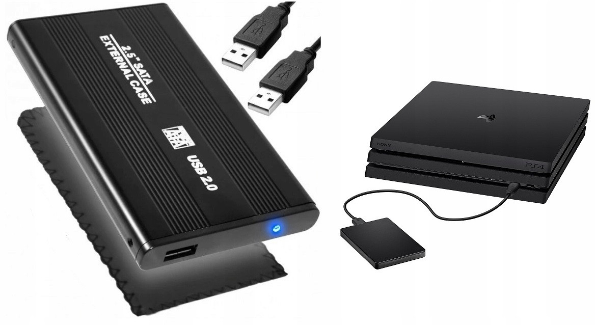 Externí disk 1TB 1000GB Usb 3.0 pro konzoli PS4 * Fat Slim Pro