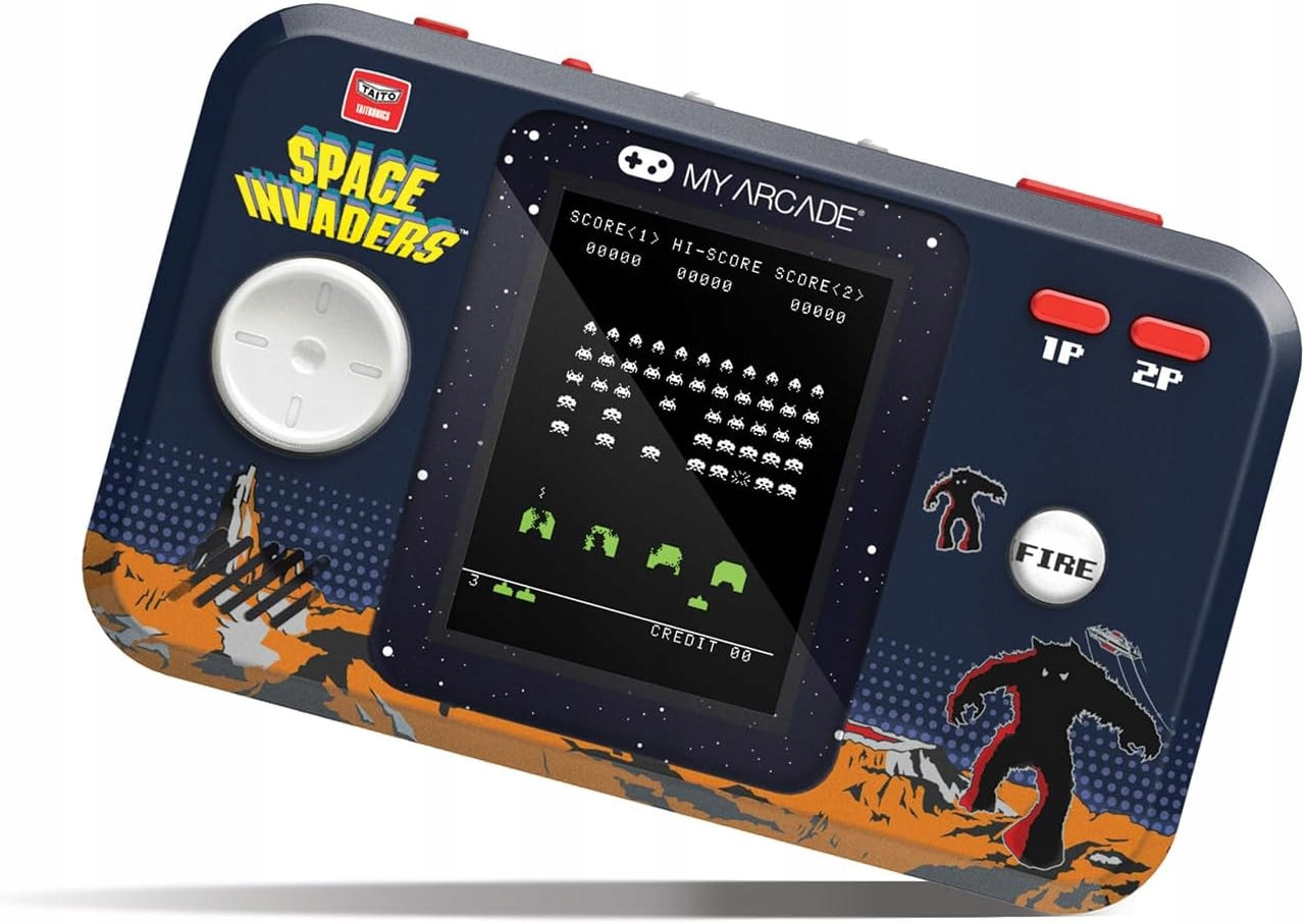 My Arcade Pocket Player Pro Space Invaders Mini Konzole Přenosná