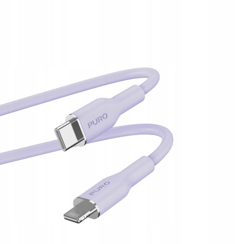 Puro Icon Soft Cable Kabel Usb-c na Lightning certifikace MFi 1.5 m (Tech