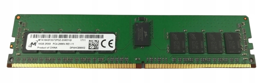 Paměť Micron 16GB DDR4 2666MHz Rdimm Ecc server