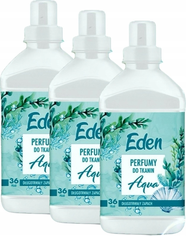 Sada 3 x Parfém pro tekuté tkaniny Eden Aqua 2,16 litru 108 praní