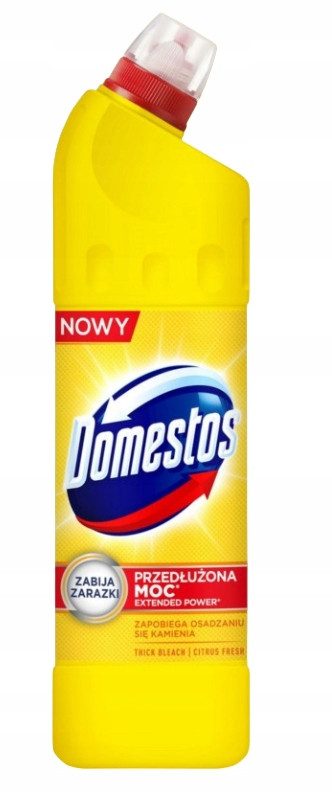 Domestos Prodloužená Síla Citrus Fresh Čisticí a dezinfekční prostředek 750 ml