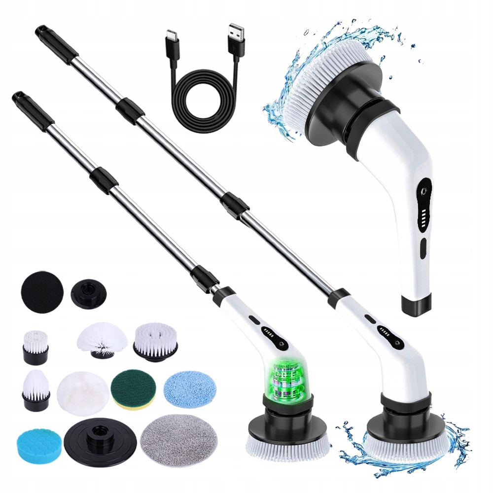 Rotační Kartáč Na Čištění Kuchyně Koupelna 9 V 1