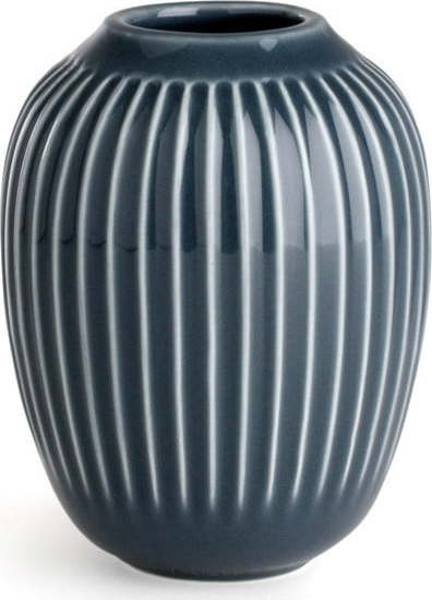 Antracitová kameninová váza Kähler Design Hammershoi, ⌀ 8,5 cm